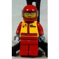MINIATURE LEGO FIGURINE-STUNT PILOT(AIRBORNE)-BID NOW!!!