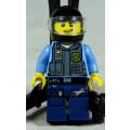 MINIATURE LEGO FIGURINE-UNDERCOVER ELITE POLICE MOTORCYCLE OFFICER (CTY0357)-BID NOW!!