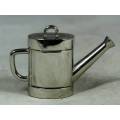 STUNNING WORKING SILVER PLATED WATERING CAN MINIATURE WATCH-BID NOW!!