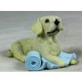 LOVELY REGENEY FINE ARTS `MISCHIEF` DOG WITH TOILET PAPER BID NOW