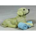 LOVELY REGENEY FINE ARTS `MISCHIEF` DOG WITH TOILET PAPER BID NOW