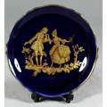 SMALL BEAUTIFUL LIMOGES DISPLAY PLATE WITH A VICTORIAN COUPLE BID NOW!!
