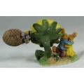 SMALL FIGURINE-SUNFLOWER WITH OPENING DOOR MADE IN CHINA BID NOW!!