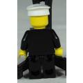 LEGO MINI FIGURINE-POLICEMAN WITH A SMILE AND GLASSES BID NOW