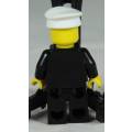 LEGO MINI FIGURINE-POLICEMAN WITH A WHITE HAT BID NOW