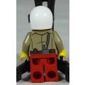 LEGO MINI FIGURINE-FOREST RANGER WITH A WHITE HELMET (CTY0276)