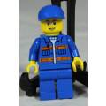 LEGO MINI FIGURINE-CITY WORKER WITH A BLUE CAP(CTY0520)