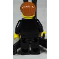 LEGO MINI FIGURINE-FIRE FIGHTER WITH DARK ORANGE HAIR(TWN091)
