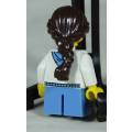 LEGO MINI FIGURINE-TRUCKER WITH BROWN HAIR(TRN035) BID NOW!!