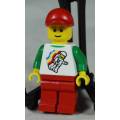 LEGO MINI FIGURINE-BOY WITH SPACE FIGURINE(REBRICKABLE 001722) BID NOW!!