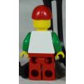 LEGO MINI FIGURINE-BOY WITH SPACE FIGURINE(REBRICKABLE 001722) BID NOW!!