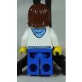 LEGO MINI FIGURINE-MAN WITH A HOODY(PUBLIC TRANSPORT CTY0190) BID NOW!!
