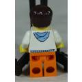LEGO MINI FIGURINE-MALE WINTER VACATIONER(TWN316) BID NOW!!