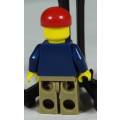 LEGO MINI FIGURINE-MAN IN PLAID SHIRT CHANGING SEASONS(TWN246)BID NOW!!