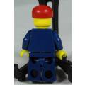 LEGO MINI FIGURINE-MAN IN PLAID SHIRT(SEAPLANE CTY0163)BID NOW!!