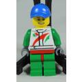 LEGO MINI FIGURINE-OCTAN RACE CAR MECHANIC(CTY0390)BID NOW!!