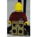 LEGO MINI FIGURINE-CONSTRUCTION WORKER(DEMOLITION SITE (CTY0540)BID NOW!!