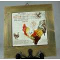 BEAUTIFUL KEY HOLDERS SET WITH A CHICKEN MOTIF HAND MADE IN CHINA BID NOW!!!