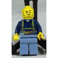LEGO MINI FIGURINE-MINER(EXCAVATOR TRANSPORT CTY0333) BID NOW!!