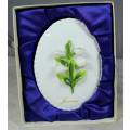 VINTAGE COALPORT WALL PLATE IN A BOX MADE IN ENGLAND(JANUARY)BID NOW!!