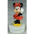 SMALL DISNEY/NESTLE MINNIIE MOUSE ON A STAND-BID NOW!