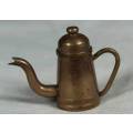 MINIATURE BRASS-COFFEE POT BID NOW!