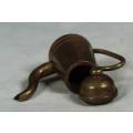 MINIATURE BRASS-COFFEE POT BID NOW!