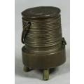 MINIATURE BRASS-VINTAGE HEATER BID NOW!