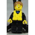 LEGO MINI FIGURINE-COAST GUARD IN WETSUIT(COAST GUARD HELICOPTER CTY0413) BID NOW!!