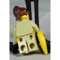 LEGO MINI FIGURINE-ZOOKEEPER(SERIES 5 WITH A BANANA COL071)  BID NOW!!