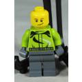 LEGO MINI FIGURINE-MOTORCYCLIST(AMBULANCE PLANE CTY0614)