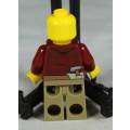 LEGO MINI FIGURINE-LOGGING MAN(LOGGING TRUCK CTY0467) BID NOW