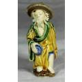STUNNING COLLECTABLE MUD MEN-OLD MAN HOLDING A CONTAINER BID NOW!!!