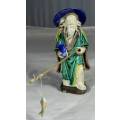 STUNNING COLLECTABLE MUD MEN-OLD MAN GOING FISHING BID NOW!!!