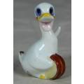 MINIATURE DUCK WITH A DRUM(FUN LOVING) BID NOW !!