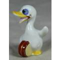 MINIATURE DUCK WITH A DRUM(FUN LOVING) BID NOW !!