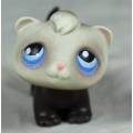 LITTLEST PET SHOP AUTHENTIC RANGE WITH A RED MAGNET(HASBRO 2004)RARE FERRET ADORABLE!