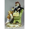 CAPODIMANTE TRAMP SITTING ON A BENCH MADE IN ITALY(STUNNING) BID NOW!