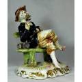 CAPODIMANTE TRAMP SITTING ON A BENCH MADE IN ITALY(STUNNING) BID NOW!