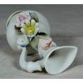 SMALL PITCHER WITH FLOWERS-BID NOW!