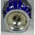 BEAUTIFUL SILVER PLATED BASKET WITH A BLUE INSERT-BID NOW!