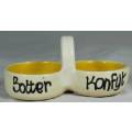 BUTTER AND JAM HOLDER(TAKES YOU BACK TO GRANDMA`S HOUSE)-BID NOW!