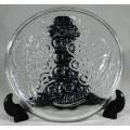 GLASS POT STAND(LOVELY)-BID NOW!