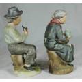 VINTAGE FARMER AND HIS WIFE-BID NOW!