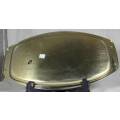 GOLD PLATED SERVING TRAY (LOVELY)-BID NOW!