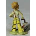 MINIATURE TRAMP WITH AN UMBRELLA(LOVELY) BID NOW!!!