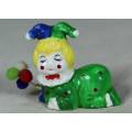 MINIATURE CLOWN LYING DOWN WITH BALLOONS (LOVELY) BID NOW!!!