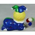 MINIATURE CLOWN LYING DOWN WITH BALLOONS (LOVELY) BID NOW!!!