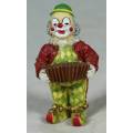 MINIATURE CLOWN PLAYING A CONCERTINA (LOVELY) BID NOW!!!