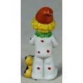 MINIATURE CLOWN WITH A CAT (LOVELY) BID NOW!!!
